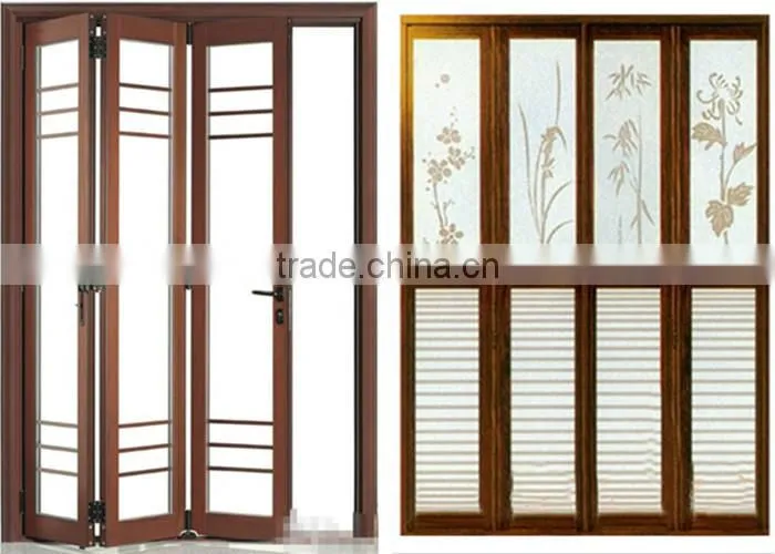 Modern Aluminum Soundproof Folding Doors Accordion Room Divider