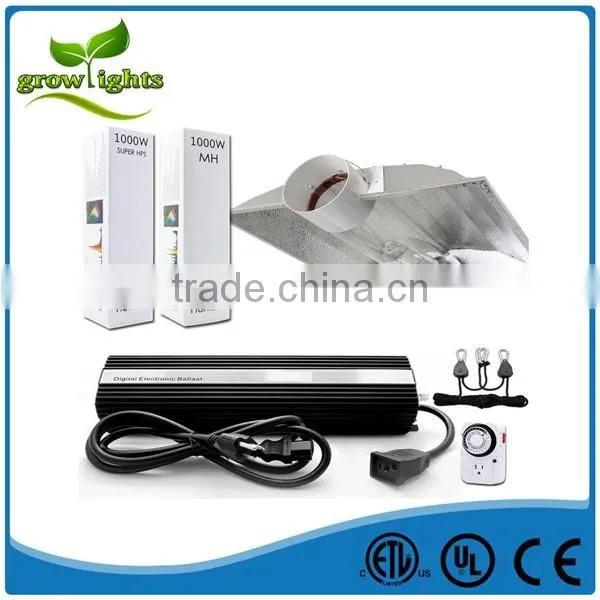 CFL Hydroponic Tent Grow Light Kit Wing Reflector 125w 150w 250w Cool White BLUE
