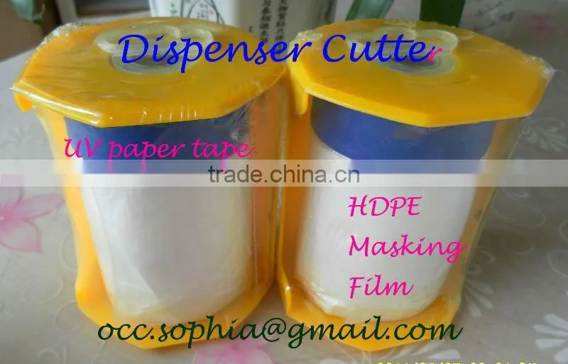 pre-taped masking film