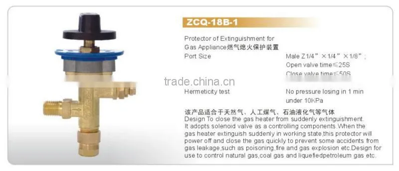 ZCQ-18B-1 Extinguishment Protector for Gas Applicance
