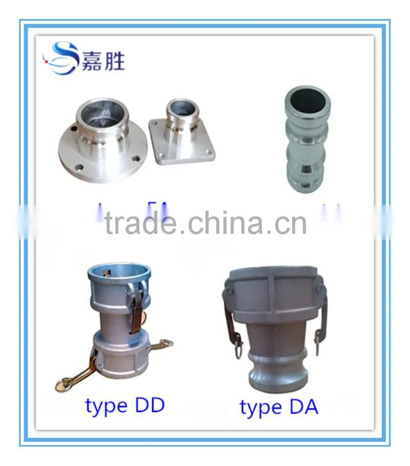 aluminium alloy quick coupling female with flange