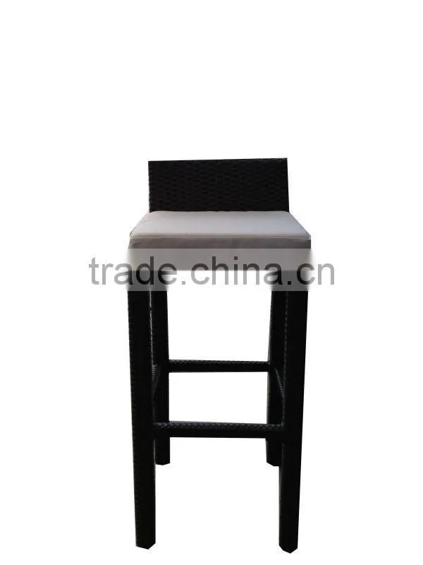 F-CF948 modern hot sell aluminum rattan bar stools