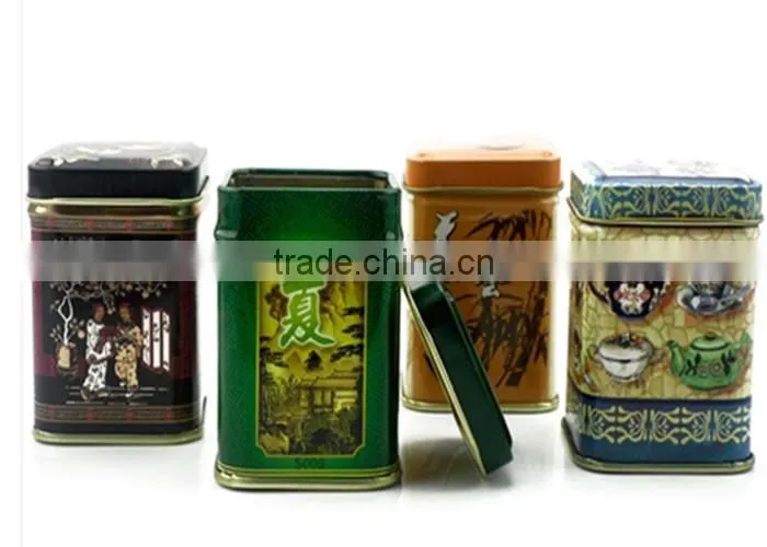 fujian jasmine tea tin can