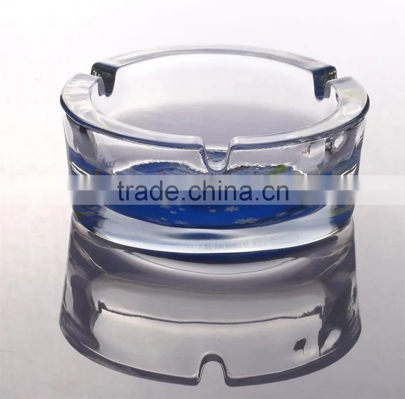 Cheap Funny Glass Ashtray clear glass round ashtray
