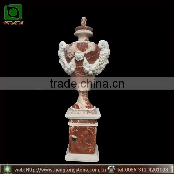 Cheap Garden Stone Flowerpot Sculpture