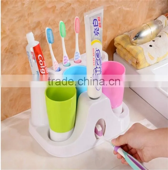 N167 automatic toothpaste dispenser & toothbrush holder