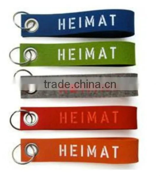 wool felt key fobs