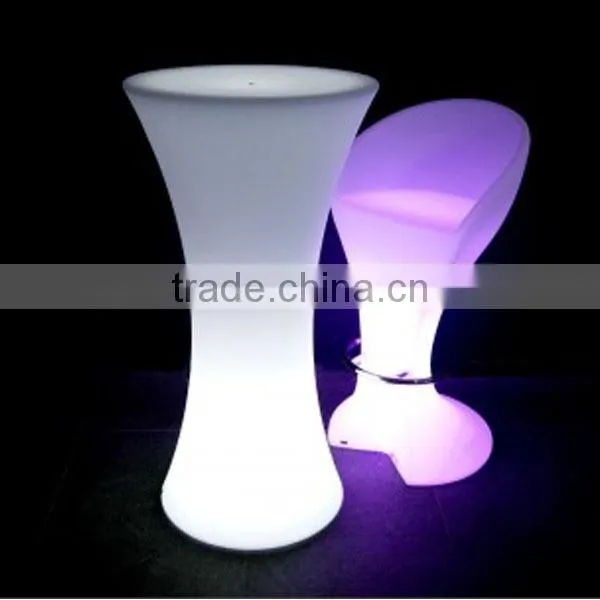 Led light chair with cushion for wedding