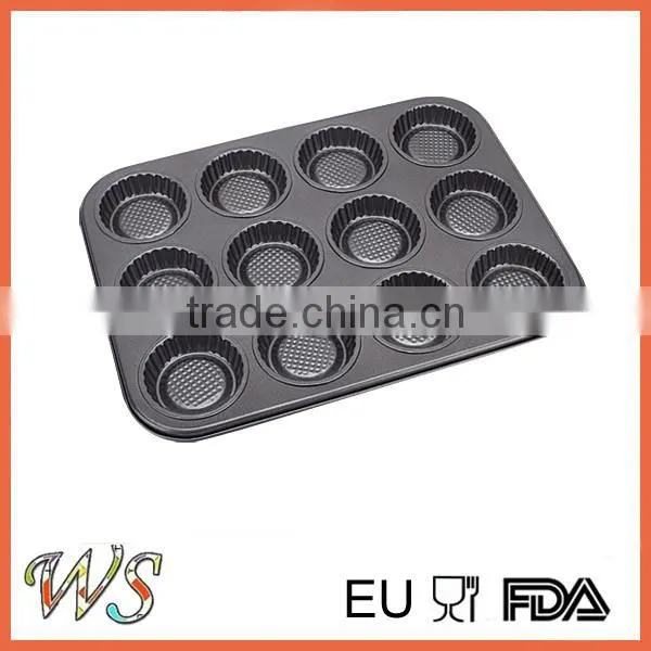 12 Cups Carbon Steel Bakery Cake Molds