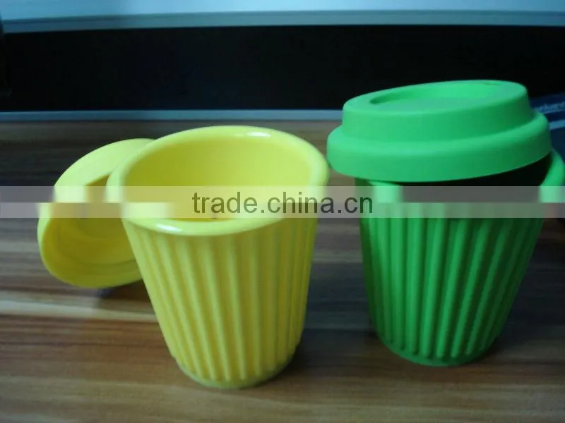 promotional chatter marks colorful silicone mug