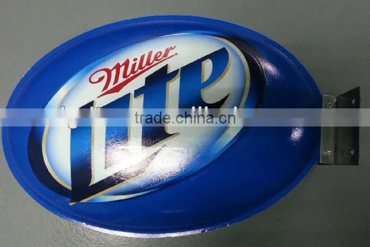 Customized light box advertising with screen print
