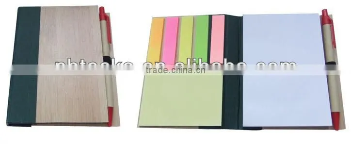 Notepad with pen