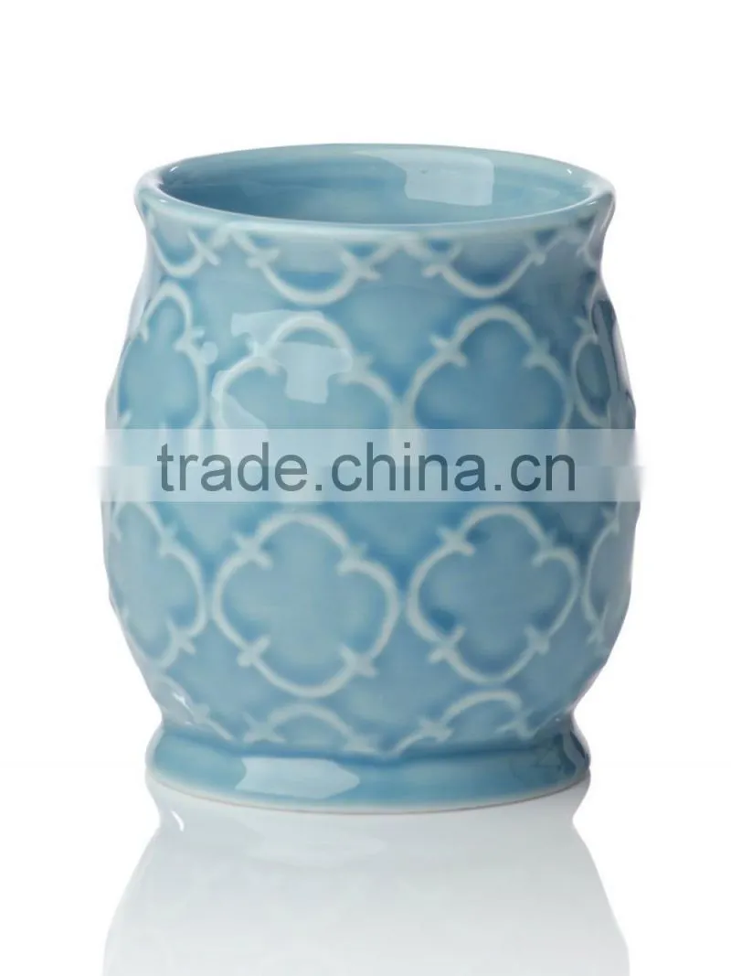 Designer 4-Piece Ceramic Bath Accessory Set by Beatrot
