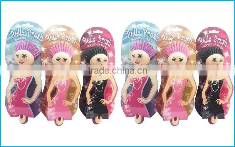Plastic cartoon dish brush pot brush kitchen brush