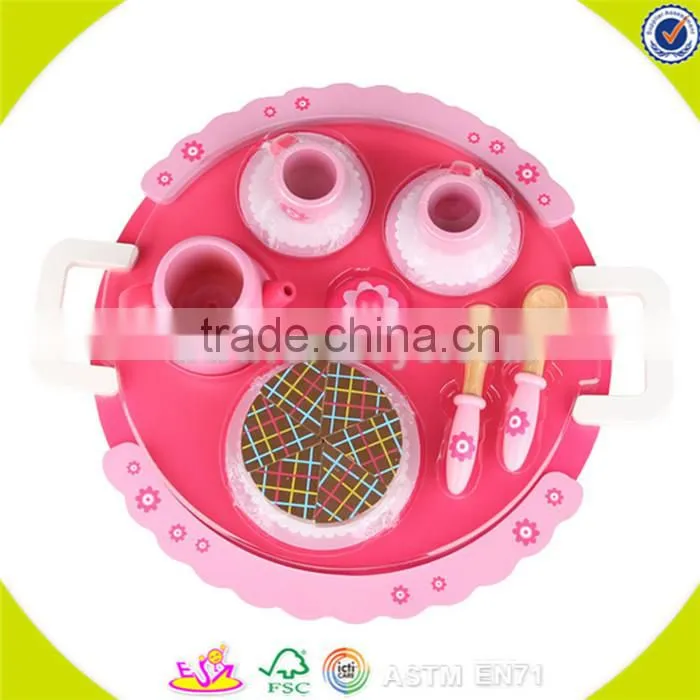Wholesale pretend wooden cutting cake toy play fun beautiful kids wooden cutting cake toy W10B068