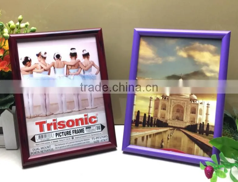 Different shapes and size deep shadow box photo frame, colorful picture photo frame, Can be customized pvc photo frame