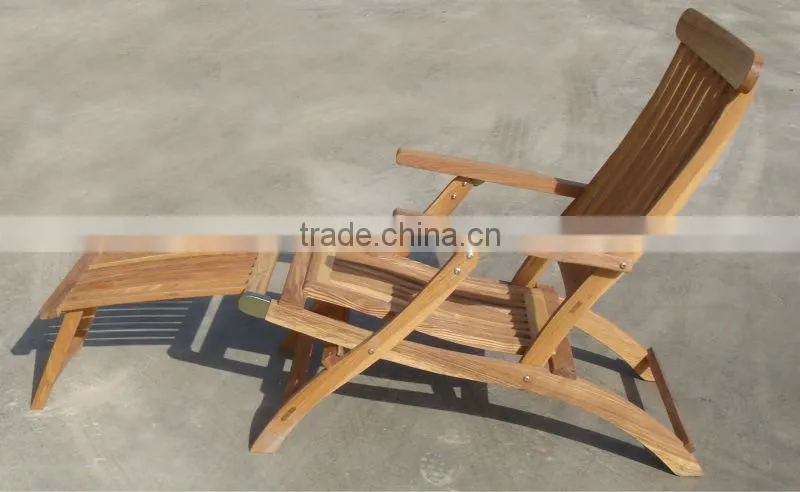 deck chair & wooden beach chair & folding beach chair with table set