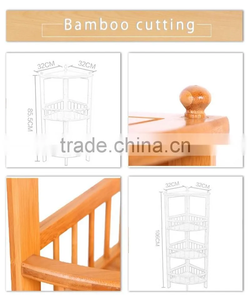 Aonong Bamboo Originality Plant Stand Garden Shelf Flower Pot Display Rack