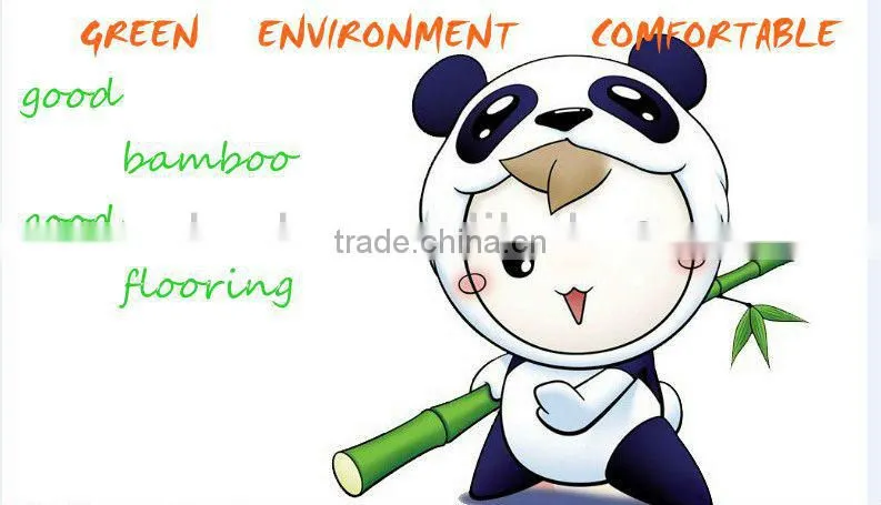 CE click carbonized horizontal green bamboo flooring