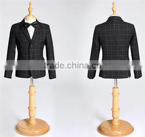 BOY'S TR CHECKED SUITS- JACKET&PANTS&VEST