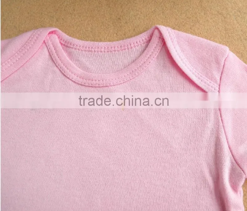 100% cotton short sleeves baby rompers blank