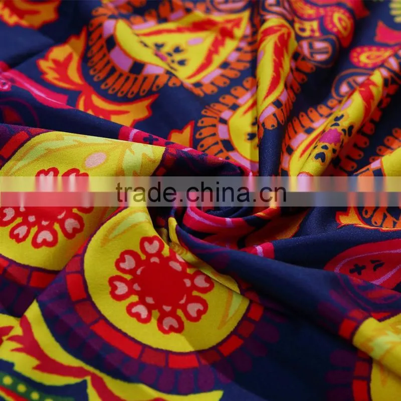Ebay hot Selling Cotton Oil painting style Beach Towel