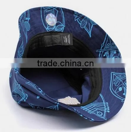 Red custom blank colorful school bucket hat