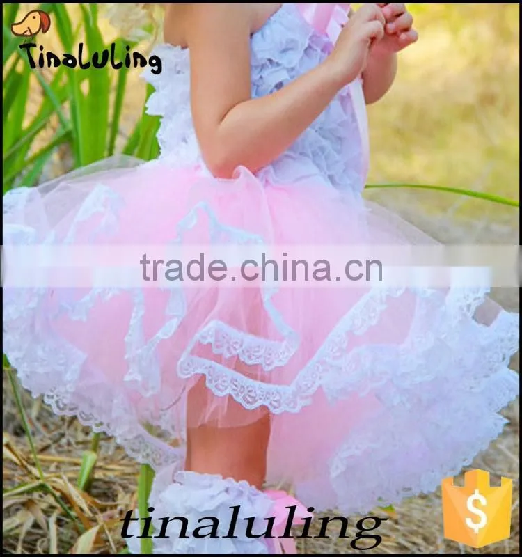 fashion new baby girls cream lace pettiskirts kids tutu skirts for 2-8 years fluffy tutus