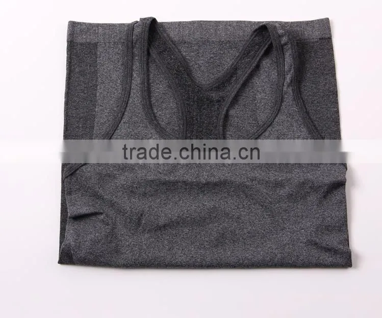 hot sale fashion cotton/polyester women gym dry fit tank top