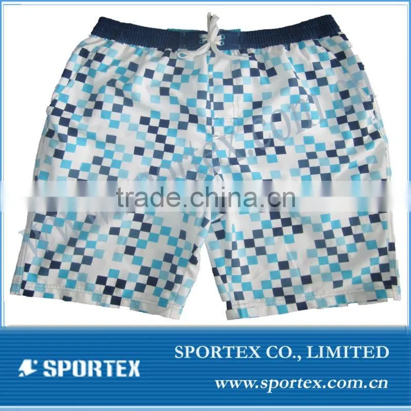 casual middle men's boxer with dazzle pattern