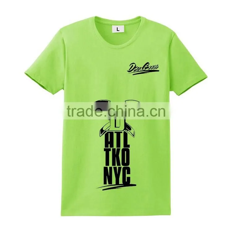 2016 Promotional Wholesale Cheap Man Latest Design Custom T-shirt Printing