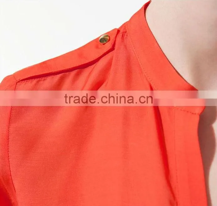 Womens Chiffon Loose Shirt with Long Sleeves SX12001