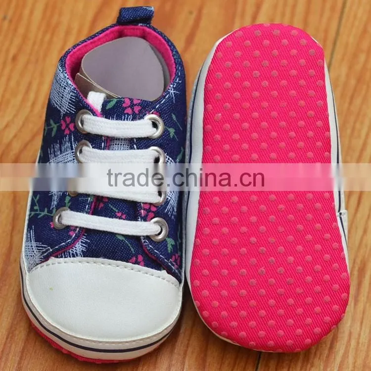 Flower printed baby sportschuhe