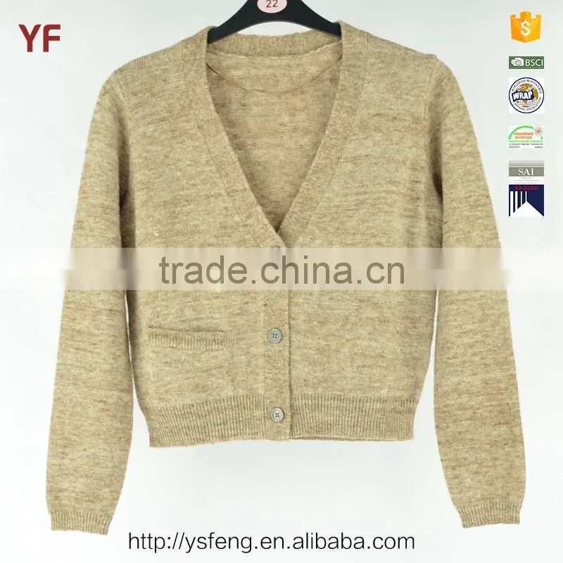 Hand Knitted Children Clothes Girls Wool Cardigans Sweater