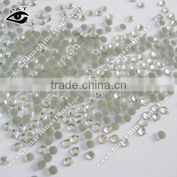 Hot fix Korean leadfree rhinestones 4mm ss16 crystal clear for t shirts