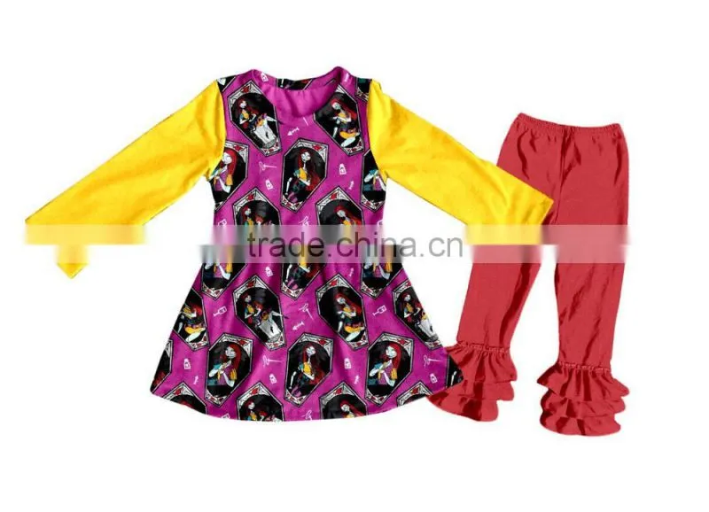 Autumn Children`s Boutique Outfits Bulk Girl Winter Clothing Sets Baby Girl Upcoming Fall Clothes Costumers Halloween Clothing