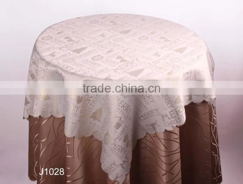 bamboo table cloth for Christmas design