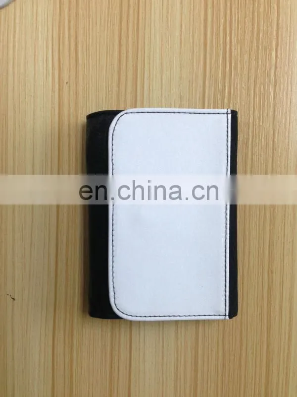 sublimationheat transfer PU material blank middle wallet