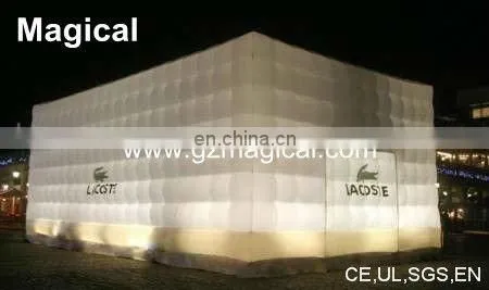 cube inflatable with lighting