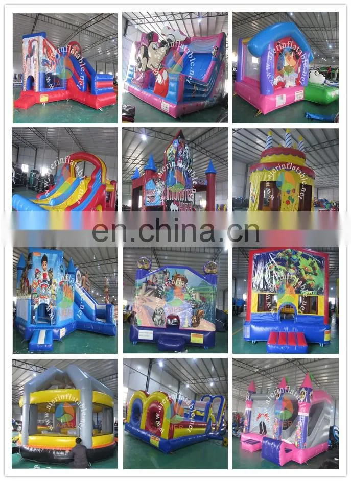 2016 Top Selling Inflatable Wipeout Game with machine For Sale