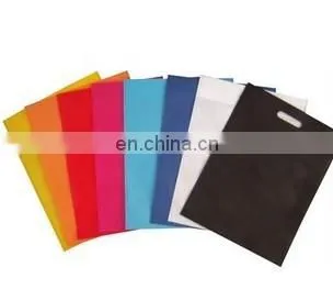 Green handle Non woven bag