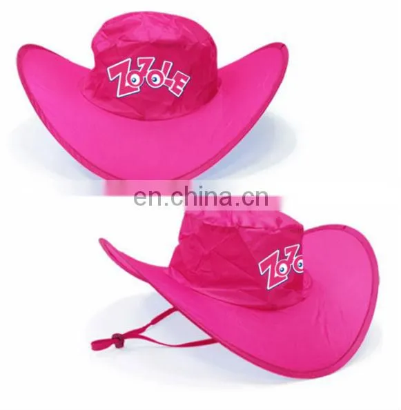 Fashion Custom foldable sunhat, cheap folding hat