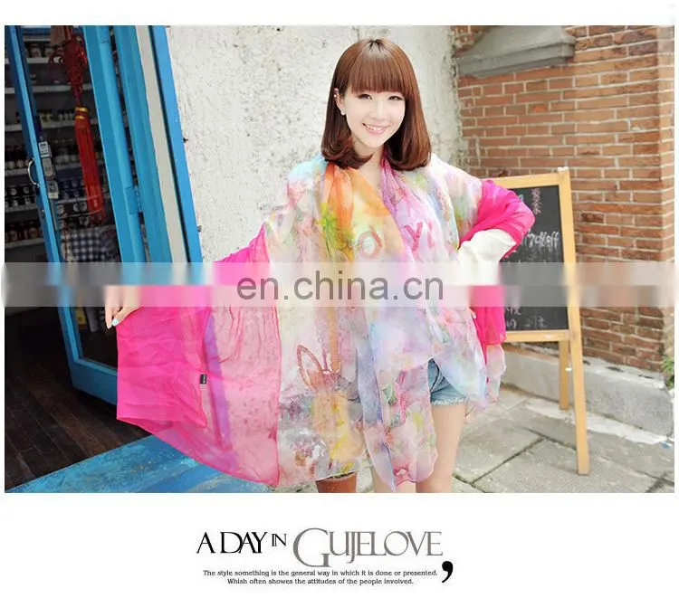 2015Elegant and fashionable women's scarf beach dress autumn purple