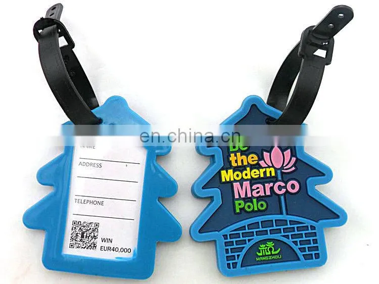 oem embossed id card luggage tag