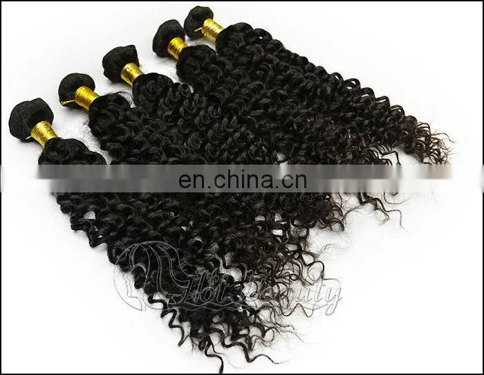 12"-32" Black Hair Deep Weave Brazilian Deep Wave Curly Hair 3 Bundle