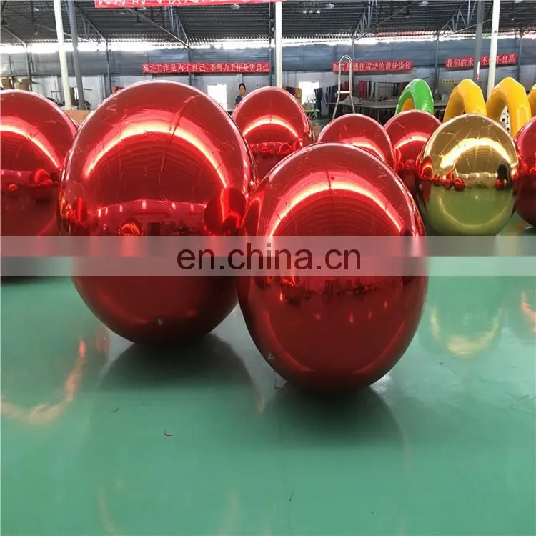 Good Price Colorful PVC Inflatable Reflective Ball Inflatable Christmas Mirror Sphere For Events Advertising Christmas Sale