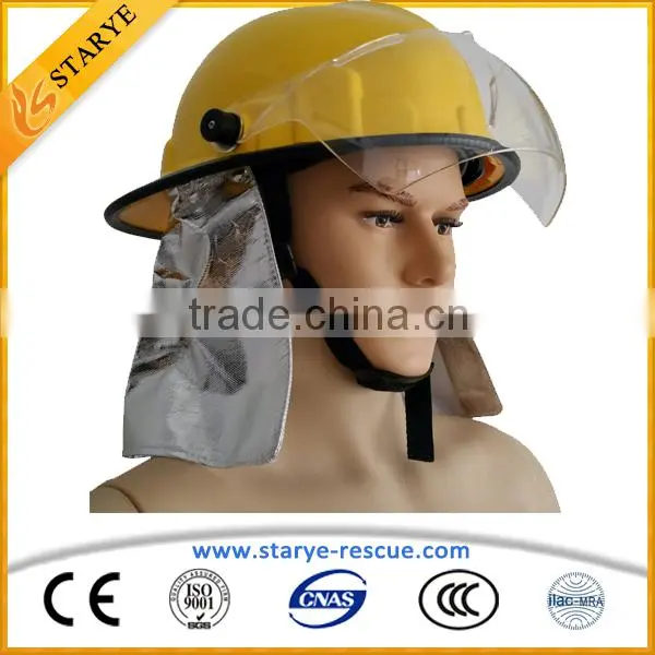 CE Standard Fireman Protective Firefighting Helmet Korean Type Fire Helmet