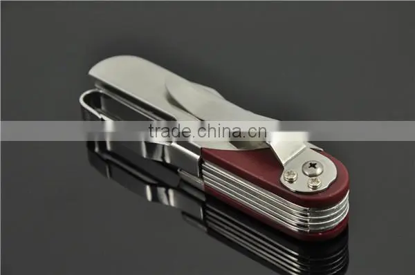 Multipurpose Pocket Knife Electrophoretic Multi Knife Folding Keychain Pocket Knife