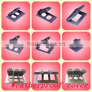 2-Gang weatherproof outlet box cover