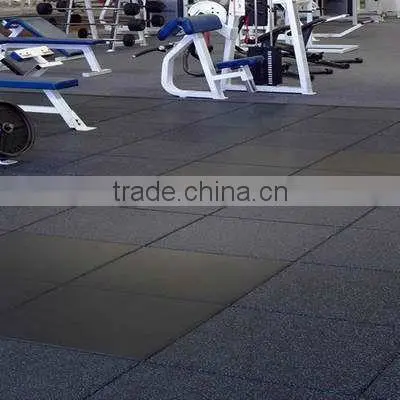anti slip gym rubber mat with EN1177